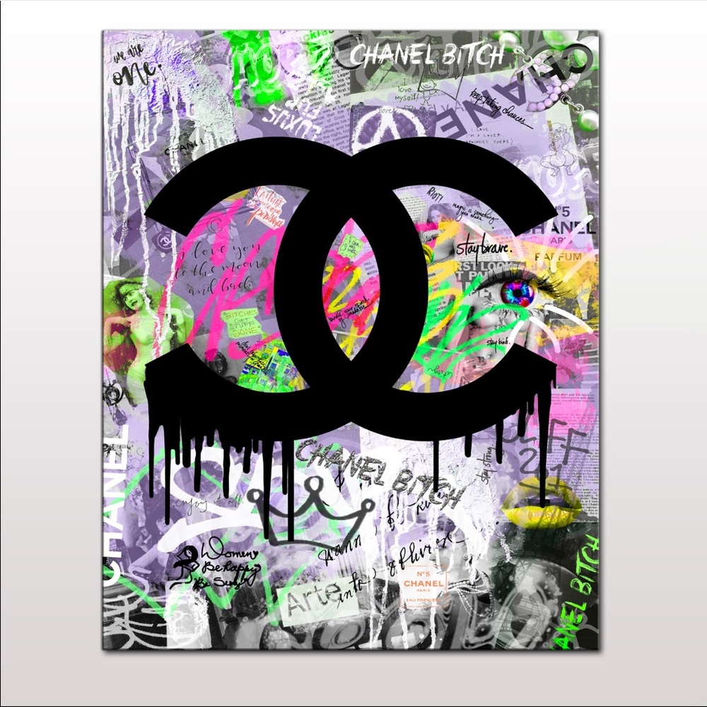 16 x 20 Urban Chanel Canvas Print Art